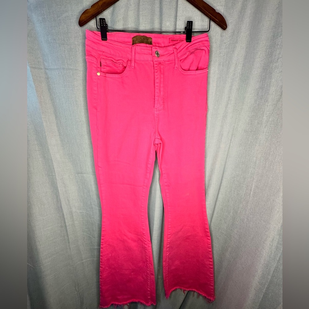Judy Blue Hot Pink Denim Jeans
